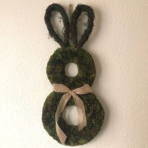 Easter Wreath, Bunny Wreath, Rustic Wreath